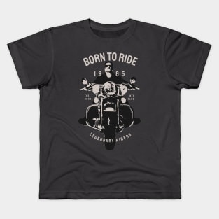 Born to Ride Legendary Riders Tee | Vintage Motorcycle Enthusiast Kids T-Shirt